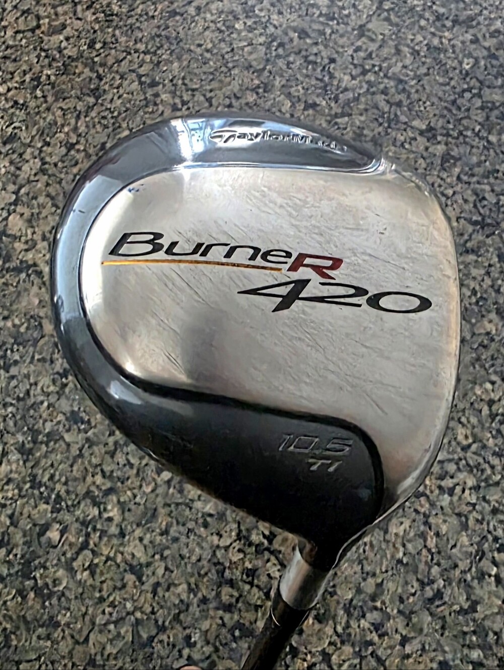 Taylormade Golf Burner 420 10.5 Ti Graphite S-Flex low torque 60 grams max dista